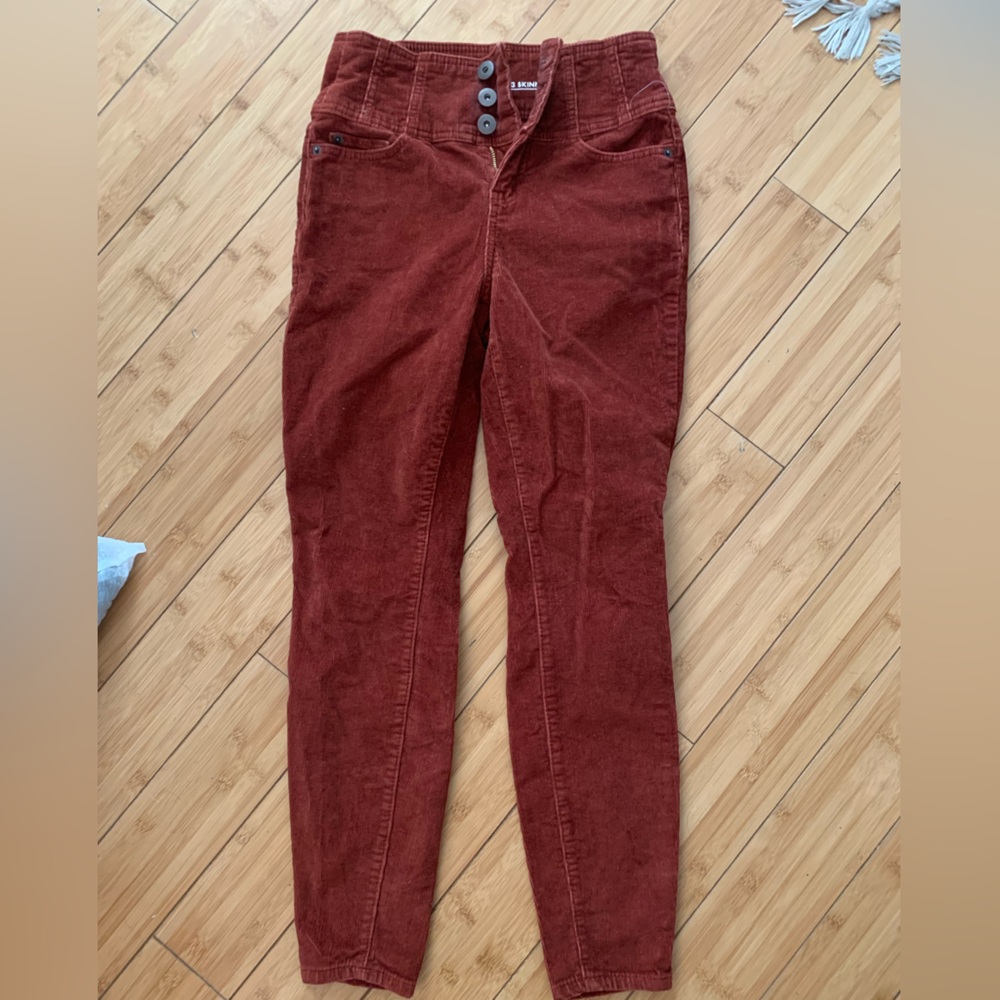 No Boundaries Rust Corduroy Pants size 5